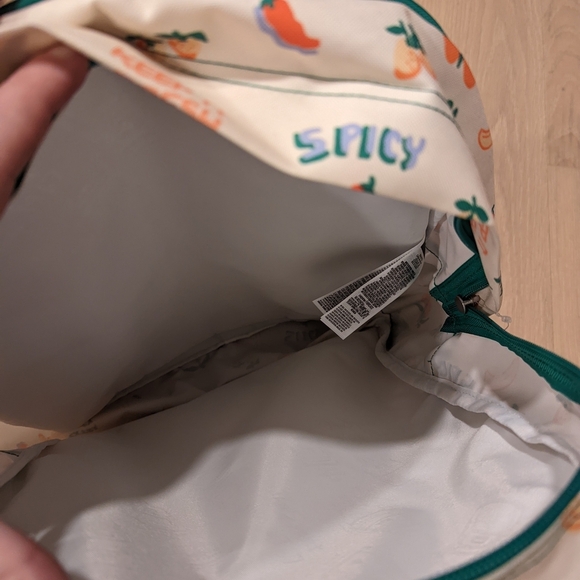 Jansport cream and green fruit Printed Backpack